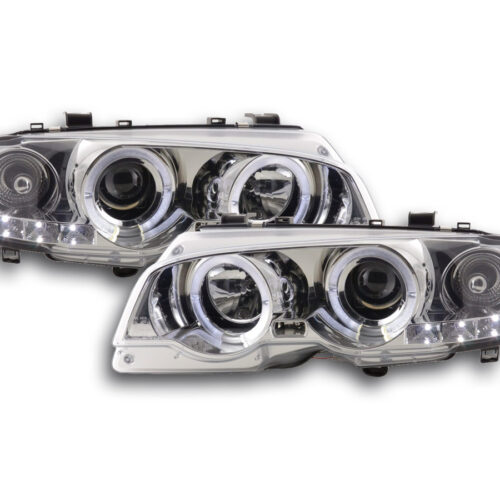 Set faro BMW Serie 3 E46 Coupe / Cabrio 98-02 cromato