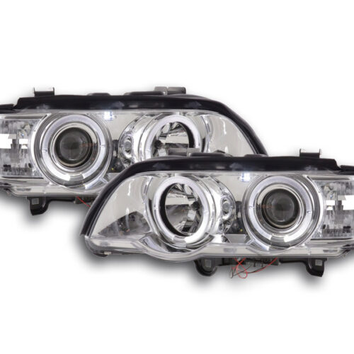 Set fari BMW X5 E53 98-02 cromato