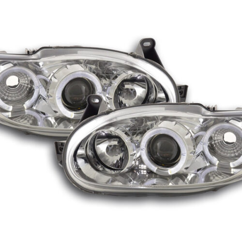 Set faro Ford Escort MK6 / MK7 95-09 cromato