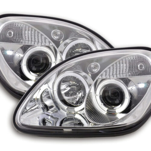 Set faro Mercedes SLK tipo R170 96-02 cromato