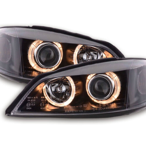 Faro Angel Eyes Opel Astra G 98-03 nero