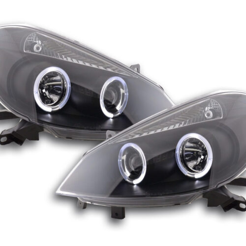 Kit faro Renault Clio tipo R 05- nero (solo per guida a destra)