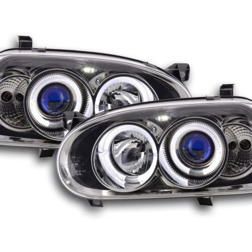 Set fari VW Golf 3 tipo 1HXO 1 EXO 91-97 cromato
