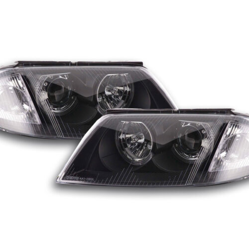 Faro Angel Eyes VW Passat tipo 3BG 00-05 nero