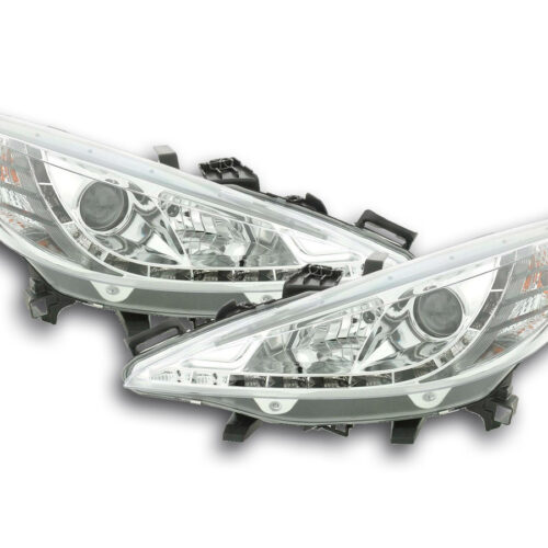 Faro Daylight LED DRL look Peugeot 207 06- cromato