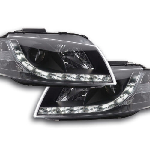 Faro diurno Luci di marcia diurna a LED Audi A3 tipo 8P 03-08 nero