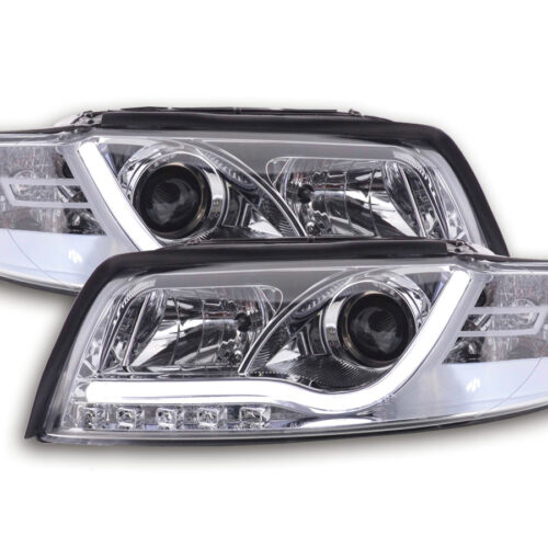 Faro Daylight LED DRL look Audi A4 tipo 8E 01-04 cromato