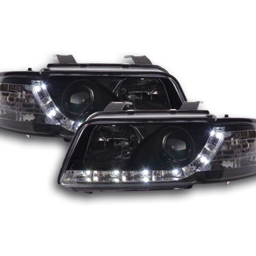 Faro Daylight LED DRL look Audi A4 tipo B5 95-99 nero