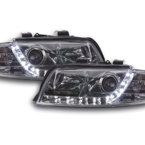 Faro Daylight LED DRL look Audi A4 tipo 8E 01-04 cromato