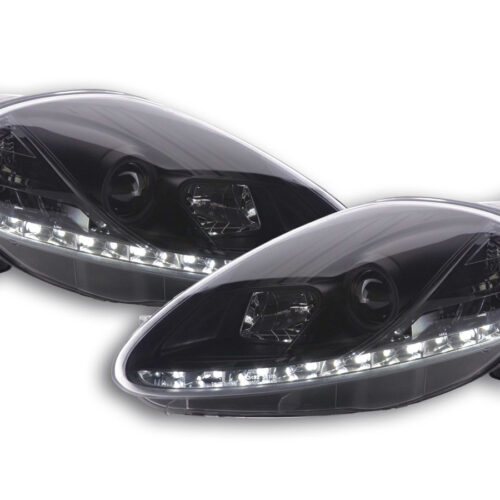 Faro Daylight Luci diurne a LED Fiat Grande Punto 199 nero