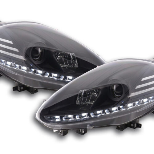 Fanale Daylight Luci diurne a LED Fiat Punto Evo 09-11 nero