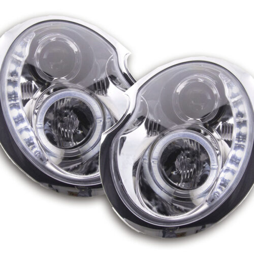 Faro Daylight LED DRL look Mini Cooper tipo R50 01-06 cromato