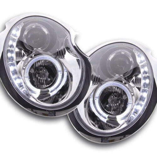 Faro Daylight LED DRL look Mini Cooper tipo R50 01-06 cromato