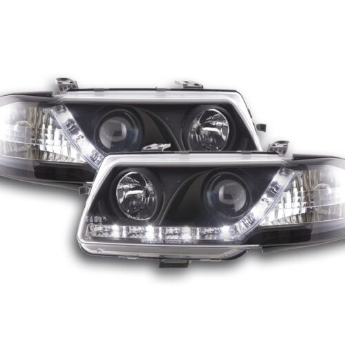 Daylight faro LED DRL look Opel Astra F 95-97 nero