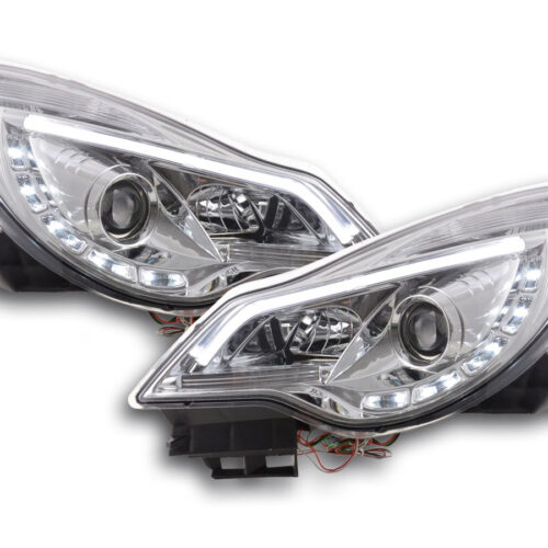Faro Daylight Luci di marcia diurna a LED Opel Corsa D dal 2011 cromate