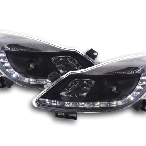 Faro Daylight LED DRL look Opel Corsa D 06- nero