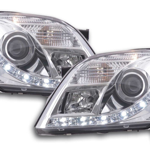 Fari Daylight Luci di marcia diurna a LED Opel Vectra C 2002-2005 cromate