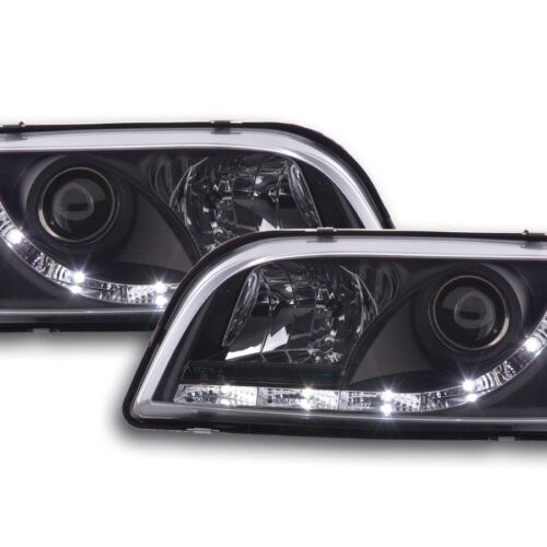 Faro Daylight LED DRL look Volvo S40 / V40 tipo V 96-04 nero