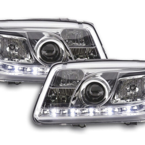 Faro Daylight LED DRL look VW Bora tipo 1J 99-04 cromato