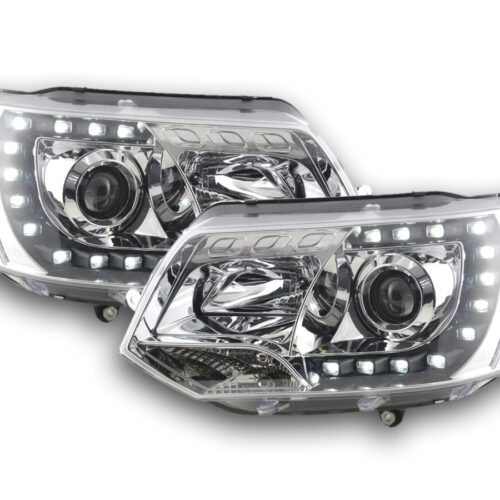Fari Daylight Luci di marcia diurna a LED VW Bus T5 dal 2009 cromate