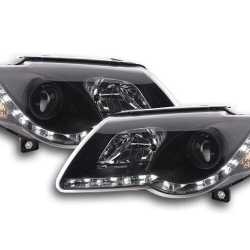 Faro diurno Luci di marcia diurna a LED VW Passat B6 3C nero