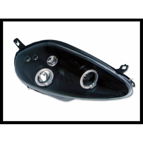 Fanali Anteriori Angel Eyes Fiat Grande Punto ’05-07 Black.