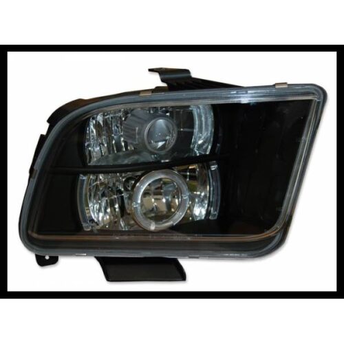 Fari Angel Eyes Ford Mustang ’05 Black
