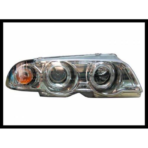 Fari Anteriore Angel Eyes BMW E46 ’98-01 4P. Elect.
