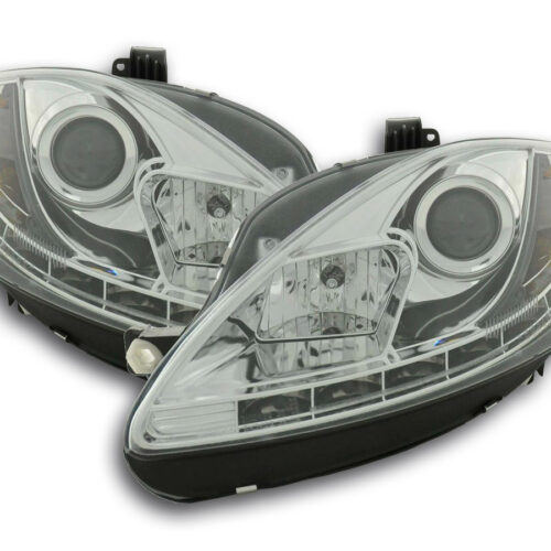 Faro Daylight LED DRL look Seat Leon 1P 09- cromato