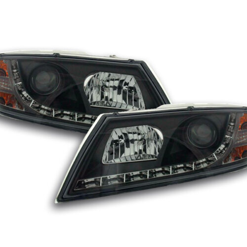 Daylight faro LED DRL look Skoda Octavia tipo 1Z 04-08 nero