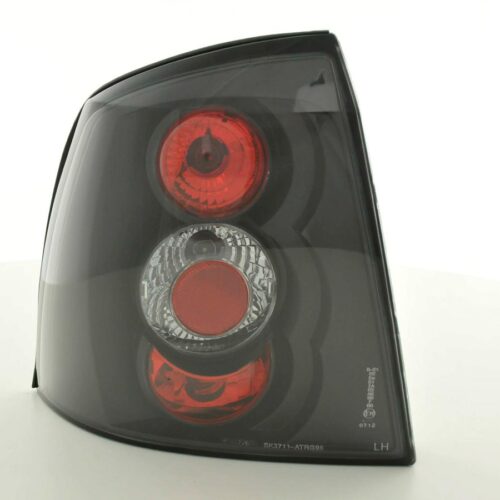 Set di luci posteriori Opel Astra G hatchback 3/5 porte 98-03 nero