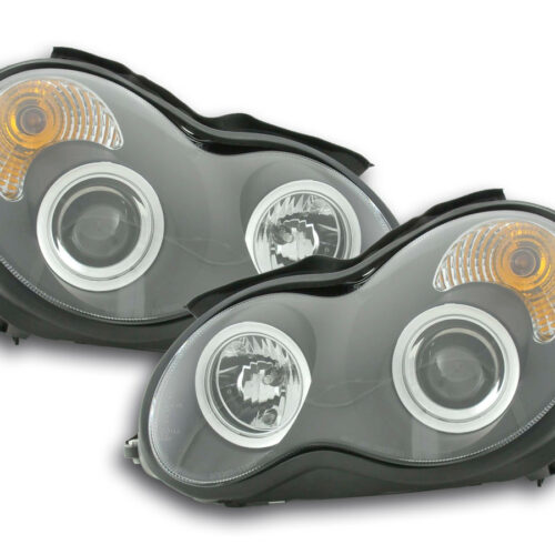 Set faro Mercedes Classe C tipo W203 00-07 nero