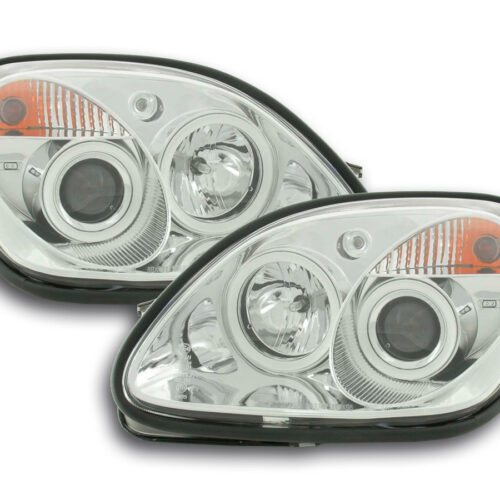 Set faro Mercedes SLK tipo R170 96-02 cromato