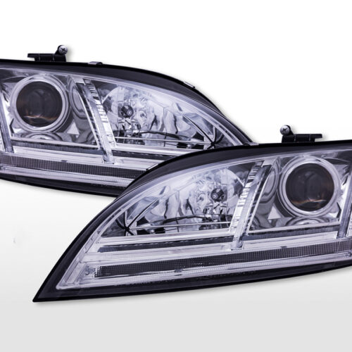 Fari diurni allo xeno Audi TT (8J) 2006-2013 cromati
