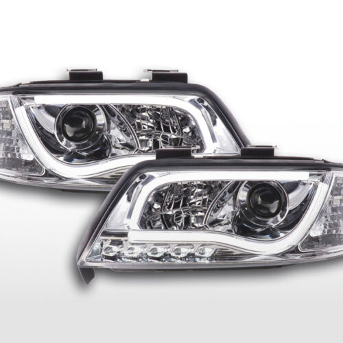 Faro Daylight LED DRL look Audi A6 tipo 4B 97-01 cromato