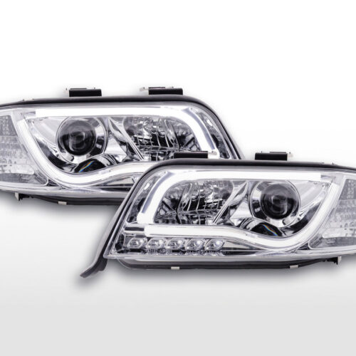 Faro Daylight LED DRL look Audi A6 tipo 4B 01-04 cromato per guida a destra