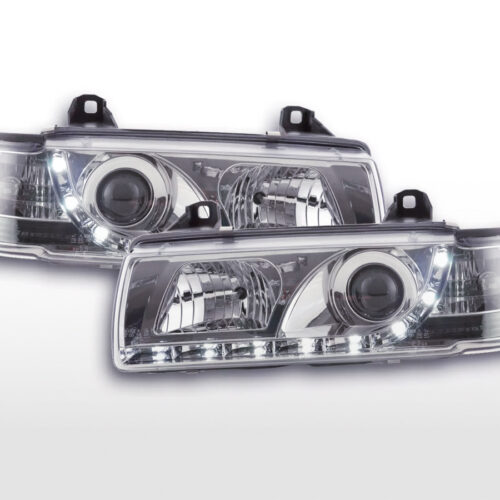 Fari Daylight Luci di marcia diurna a LED BMW Serie 3 E36 berlina 92-98 cromate