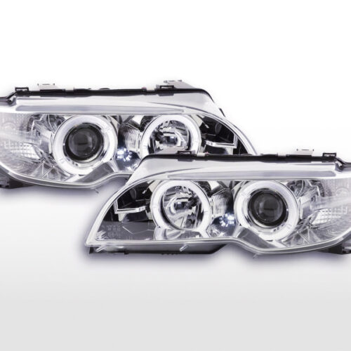 Set faro BMW Serie 3 E46 Coupe / Cabrio 03-05 cromato