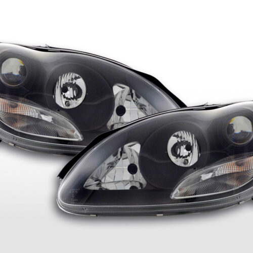 Set faro Mercedes Classe S tipo W220 98-01 nero