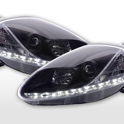 Faro Daylight Luci diurne a LED Fiat Grande Punto 199 nero