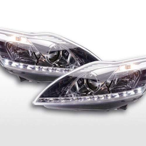 Daylight faro LED DRL look Ford Focus 3/5 porte. 08- cromato