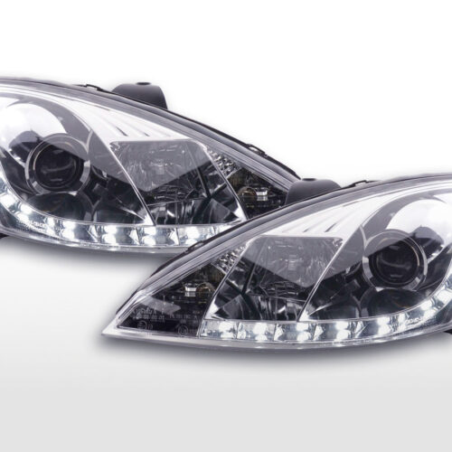 Faro diurno Luci di marcia diurna a LED Ford Focus 1 C170 cromate
