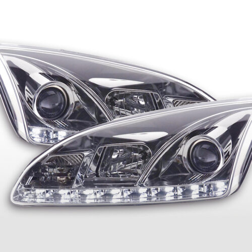 Faro diurno Luci di marcia diurna a LED Ford Focus 2 C307 cromate