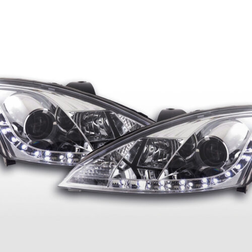 Daylight faro LED DRL look Ford Focus 3/4/5 porte. 01-04 cromato per veicoli con guida a destra