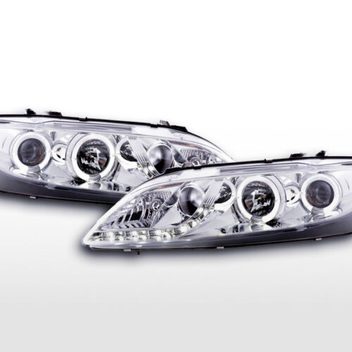 Daylight faro LED DRL look Mazda 6 Limo 02-07 cromato