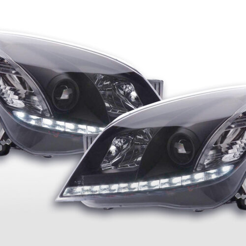 Faro Daylight Luci di marcia diurna a LED Opel Astra H 2004-2009 nero