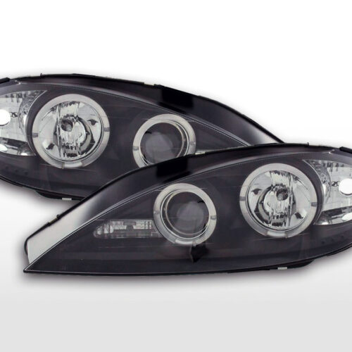 Kit faro Renault Megane 1 3/5 porte. 99-02 nera per guida a destra