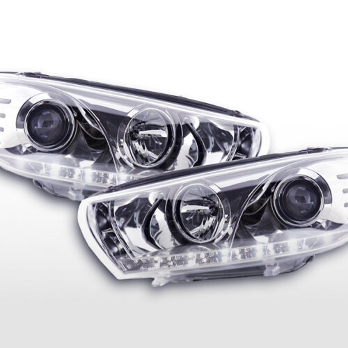 Faro Daylight LED DRL look VW Scirocco 3 Tipo 13 08- cromato