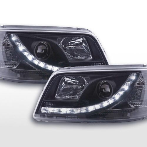Fari Daylight Luci di marcia diurna a LED VW Bus T5 03-09 nero