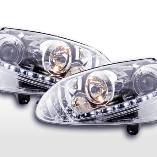 Faro Daylight Luce di marcia diurna a LED VW Golf 5 tipo 1K 03-08 cromato per guida a destra